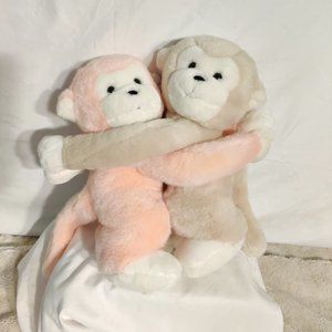 A & A plush Hugging Monkey's 1992 Vintage